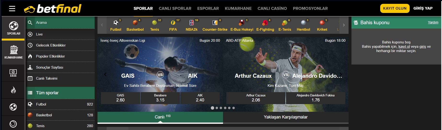 Betfinal TV